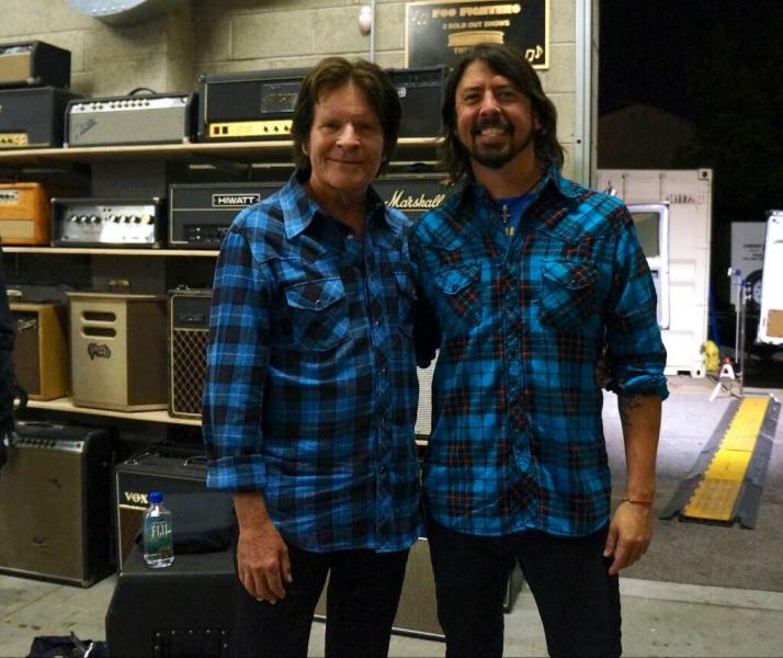 John Fogerty and Dave Grohl