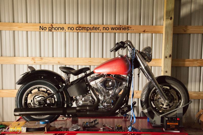 Softail Bobber... if the factory doesn't build the one you want, build it yourself.