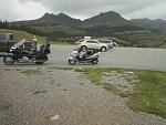 ME ON MY TURISTA 300 AND MY NEIGHBOR ON MY OLD GOLDWING AT MOLAS PASS COLORADO.